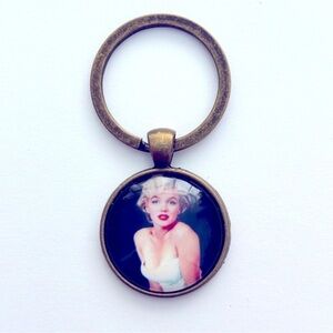 Marilyn Monroe Keychain, Handmade, NWT